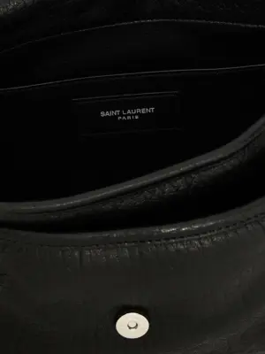 'Messenger Small Niki' crossbody bag 100% lamb leather SAINT LAURENT Black