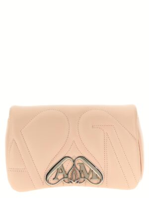 'The mini seal' crossbody bag MCQUEEN Beige