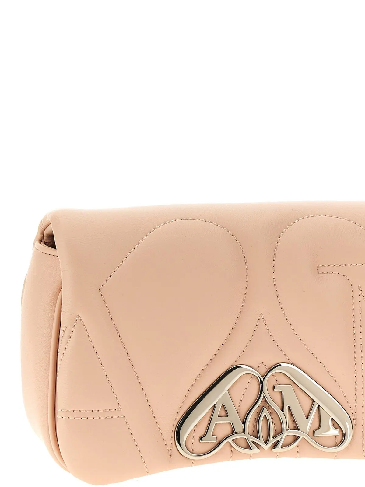 Сумка Alexander Mcqueen The mini seal crossbody Бежева 3 'The mini seal' crossbody bag Woman MCQUEEN Beige