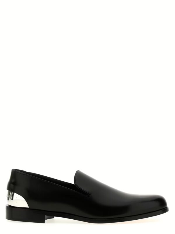 Leather loafers MCQUEEN Black