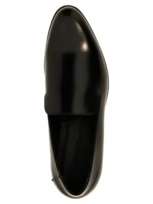 Leather loafers 100% calfskin leather (Bos Taurus) MCQUEEN Black