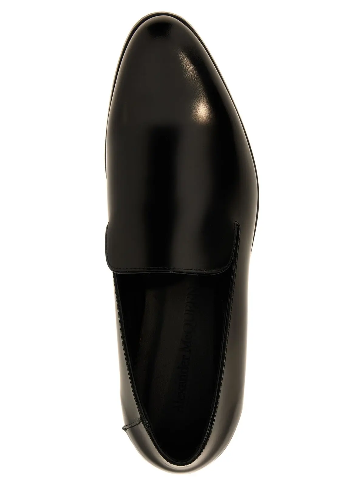 Лофери Leather Alexander Mcqueen Чорний 4 Leather loafers 100% calfskin leather (Bos Taurus) MCQUEEN Black