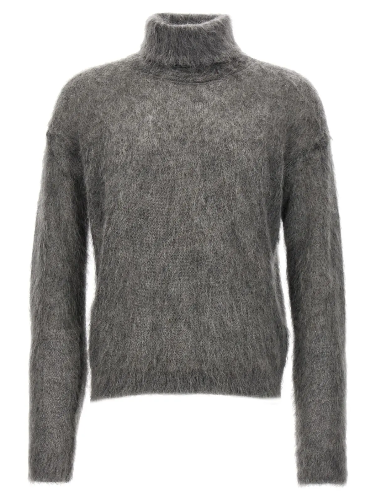 Светр Saint Laurent Mohair turtleneck Сірий 1 Mohair turtleneck sweater SAINT LAURENT Gray