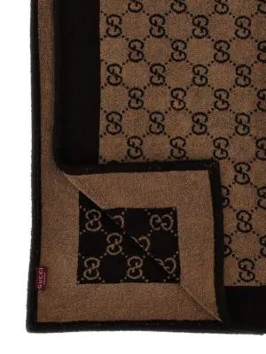 'Patrick' beach towel Unisex GUCCI Beige