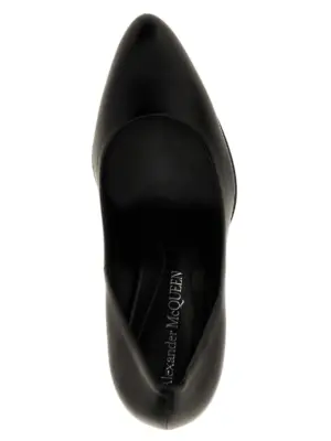 'Armadillo' pumps 100% sheepskin leather (Ovis Aries) MCQUEEN Black