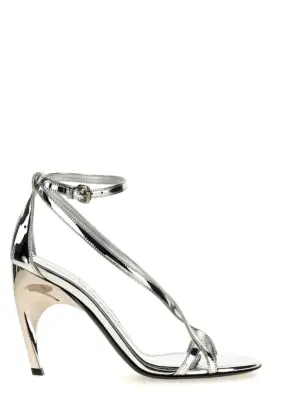 'Armadillo' sandals MCQUEEN Silver