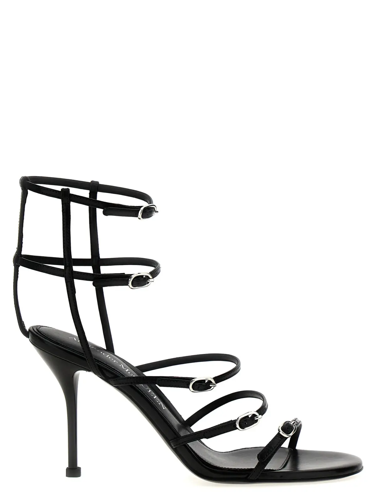 Шкіряні сандалі Strap Alexander Mcqueen 1 Strap leather sandals ALEXANDER MCQUEEN Black