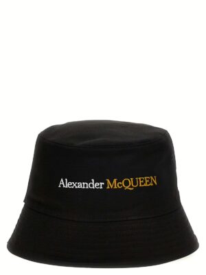 Logo bucket hat ALEXANDER MCQUEEN Black