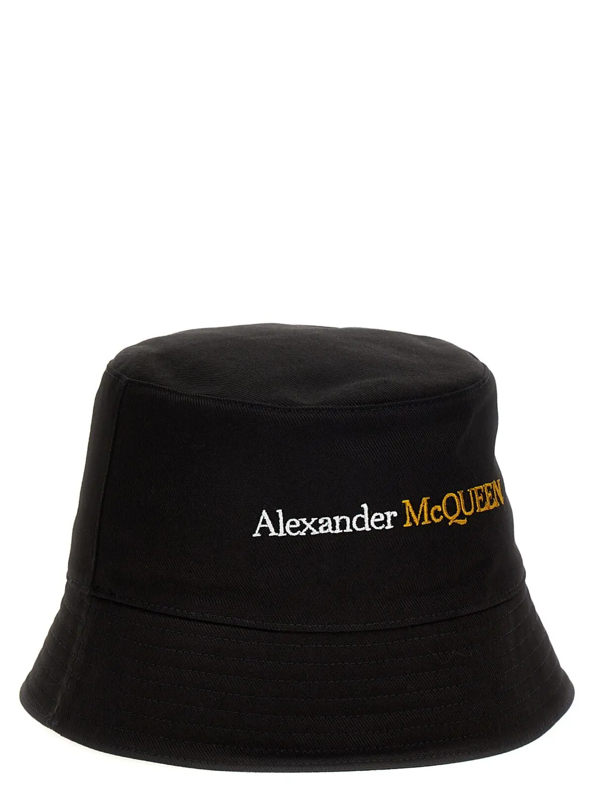 Капелюх-ведро з логотипом Alexander Mcqueen 2 Logo bucket hat 7820634105Q1080 ALEXANDER MCQUEEN Black
