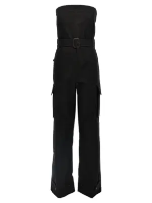 'Cassandre' bustier jumpsuit SAINT LAURENT Black