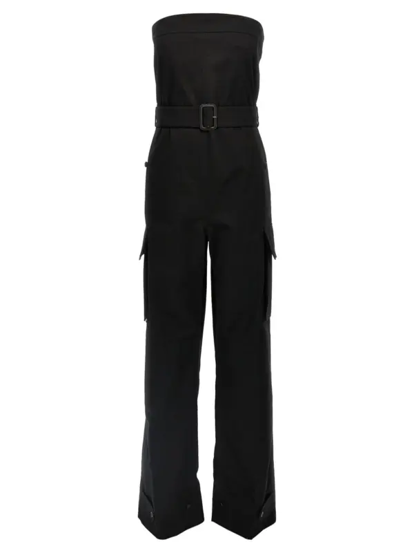 'Cassandre' bustier jumpsuit SAINT LAURENT Black