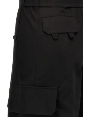 'Cassandre' bustier jumpsuit 100% cotton SAINT LAURENT Black