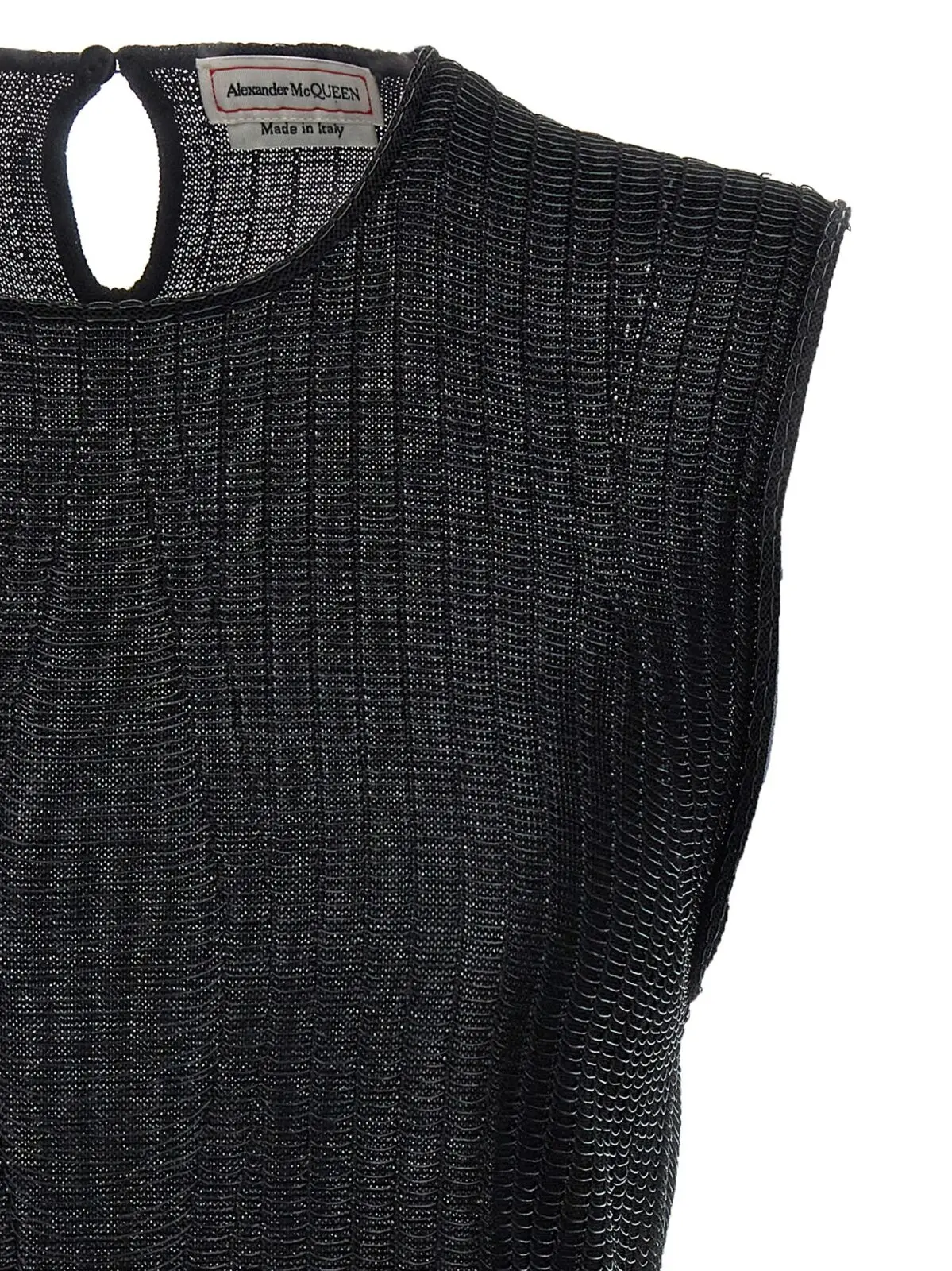 Топ броньований Alexander Mcqueen Чорний 3 Armor top Woman ALEXANDER MCQUEEN Black