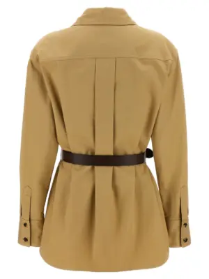 'Saharienne' shirt 792794Y9I302965 SAINT LAURENT Beige