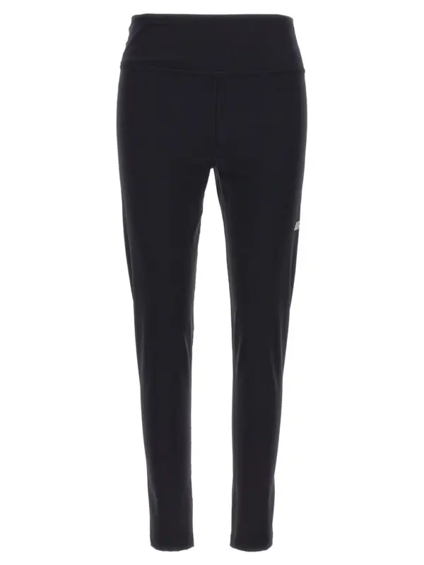 Reflective logo leggings BALENCIAGA Black