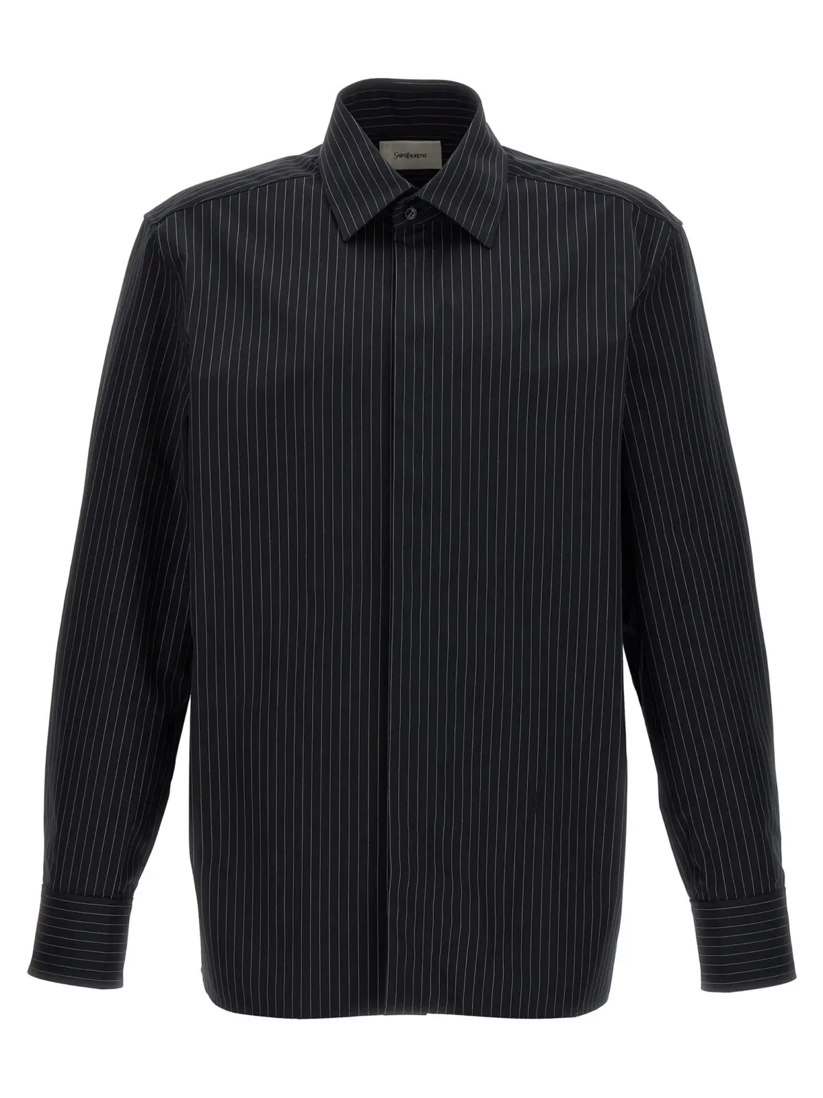 Сорочка Saint Laurent Striped Чорно-біла 1 Striped shirt SAINT LAURENT White/Black