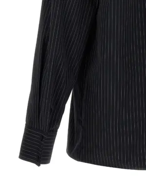 Striped shirt 100% cotton SAINT LAURENT White/Black