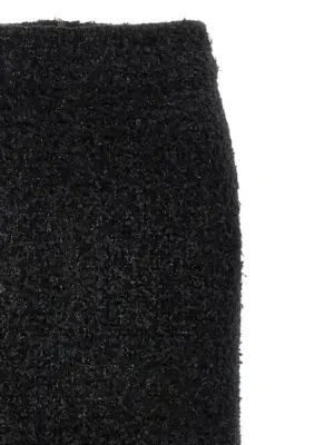 Tweed midi skirt Woman BALENCIAGA Black