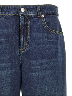 Denim jeans Woman MCQUEEN Blue