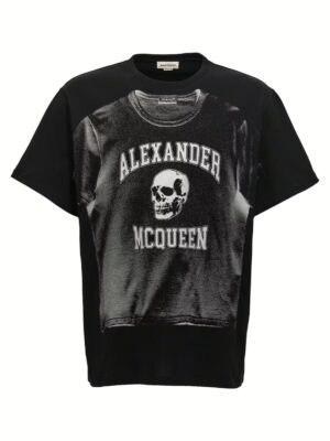 Logo print T-shirt MCQUEEN Black