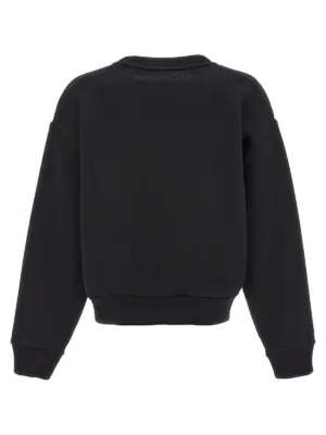 'Cut and Sew' sweatshirt 794769QLAC81000 MCQUEEN Black