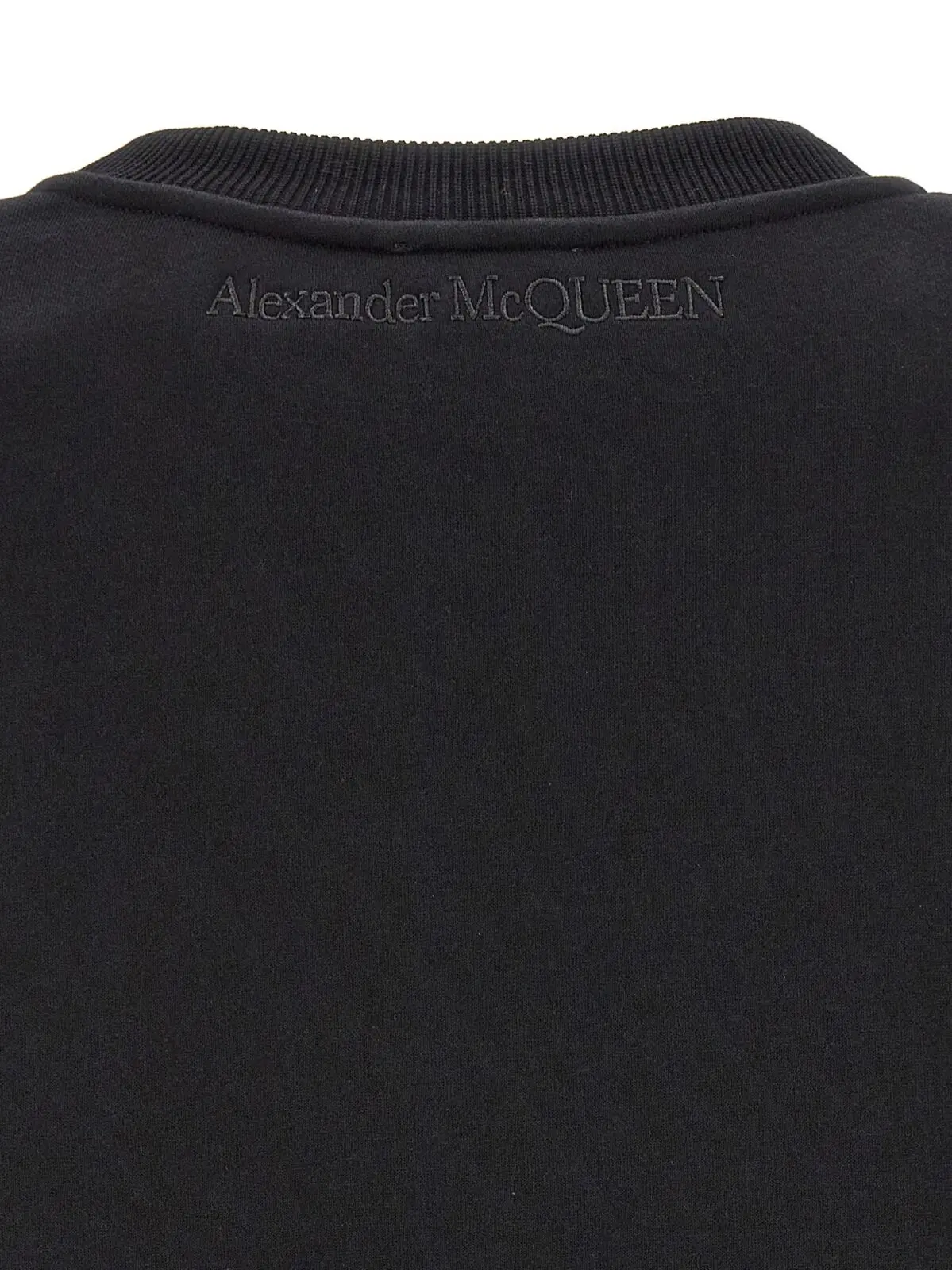 Світшот Alexander Mcqueen Cut and Sew Чорний 4 'Cut and Sew' sweatshirt 100% cotton MCQUEEN Black