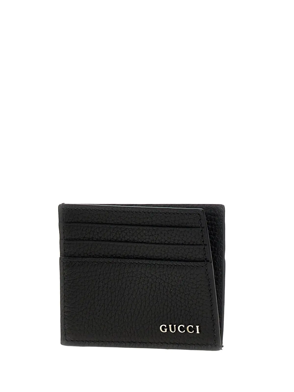Картхолдер Gucci з логотипом Чорний 3 Logo card holder Man GUCCI Black