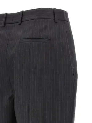 Pinstripe pants 100% wool MCQUEEN Gray