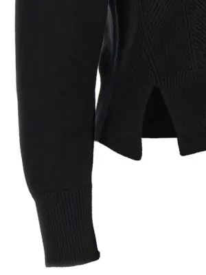 'Chevron Corset' sweater 90% wool