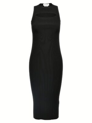 Ribbed knit dress MCQUEEN Black