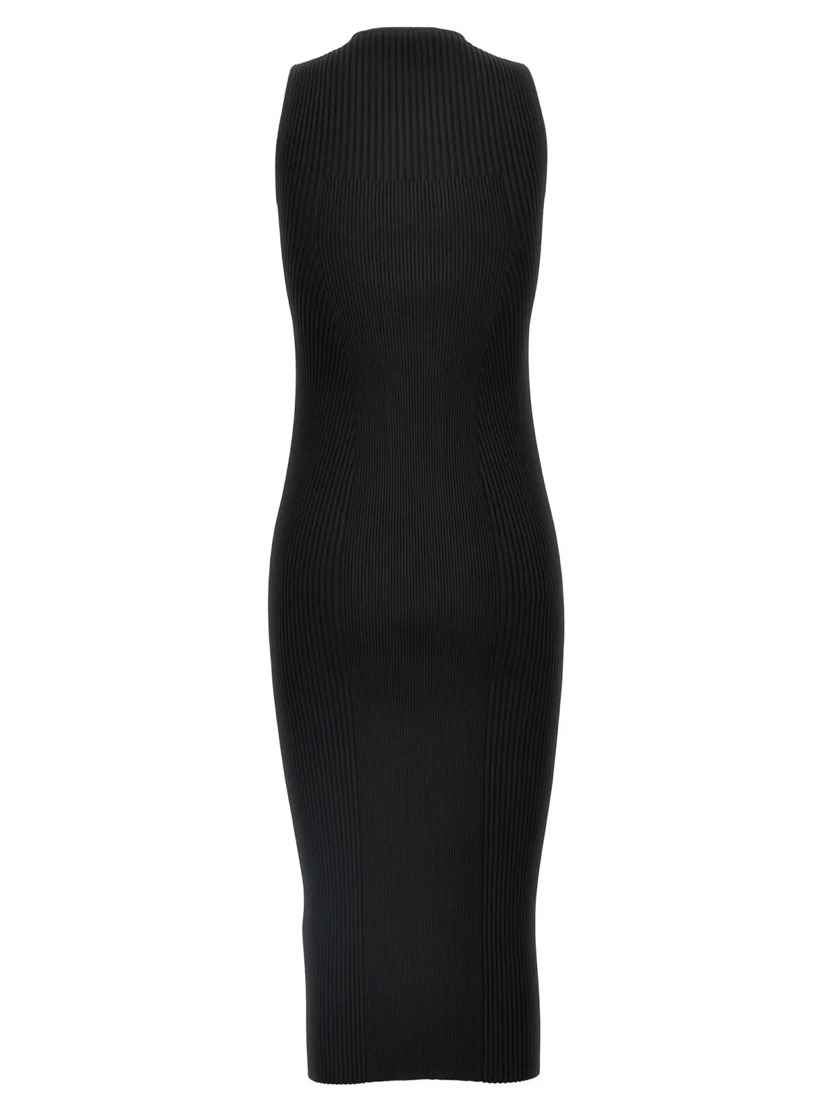 В'язана сукня Alexander Mcqueen Чорна 2 Ribbed knit dress 798352Q1BAQ1000 MCQUEEN Black