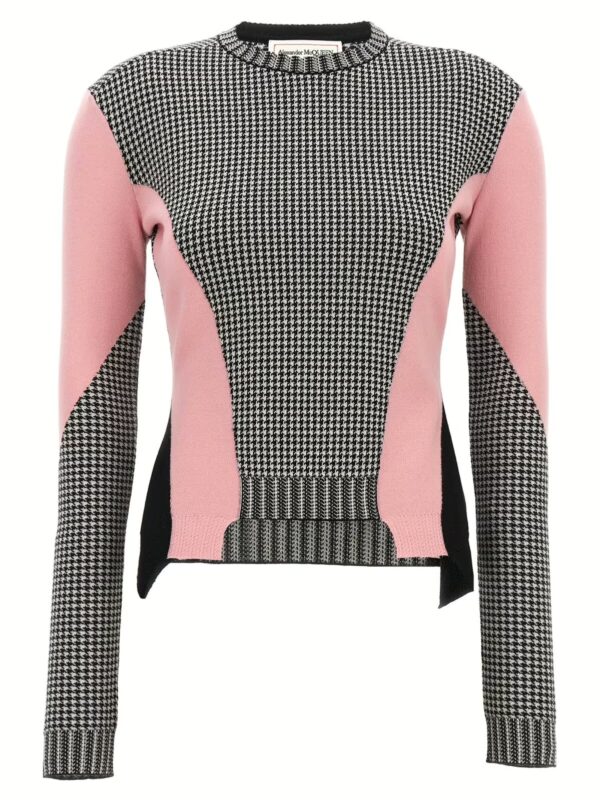 Houndstooth sweater ALEXANDER MCQUEEN Multicolor