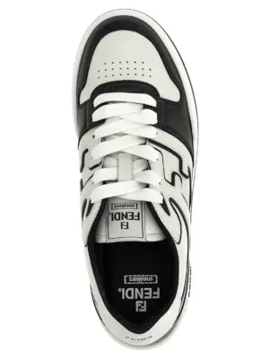 'Fendi Match' sneakers 100% calfskin leather (Bos Taurus) FENDI White/Black
