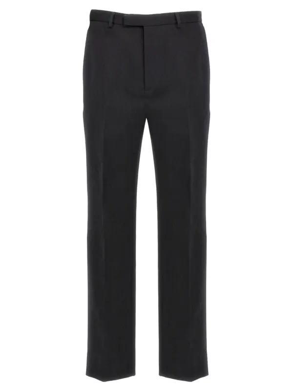 Wool pants GUCCI Gray