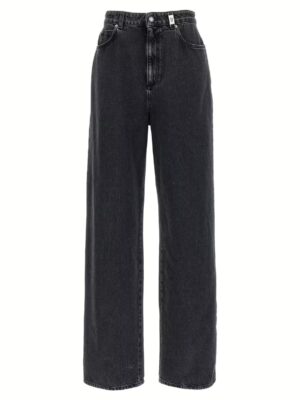 Wide leg jeans MCQUEEN Black