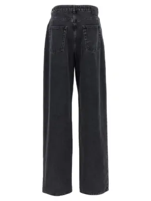 Wide leg jeans 802098QMACX1307 MCQUEEN Black