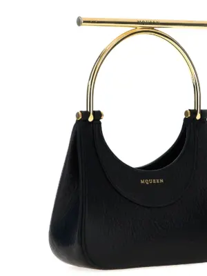 'Mini Cross-Bar' handbag Woman MCQUEEN Black