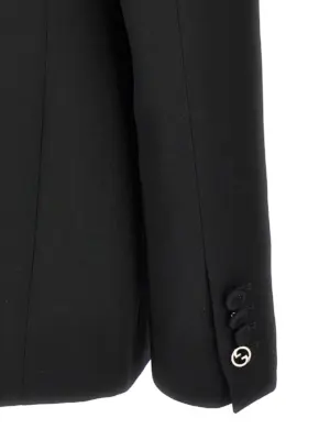 Double-breasted dress Man GUCCI Black