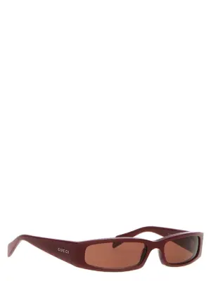 Rectangular sunglasses 803657J07406023 GUCCI Bordeaux