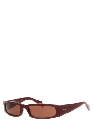 Rectangular sunglasses Man GUCCI Bordeaux