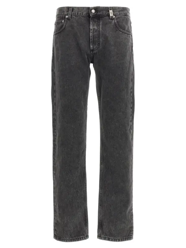 Metal plate jeans MCQUEEN Black