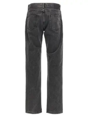 Metal plate jeans 806156QYABB1213 MCQUEEN Black