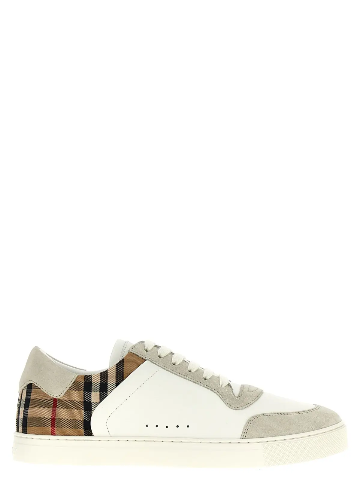 Кросівки Burberry в клітинку Білі 1 Check sneakers BURBERRY White