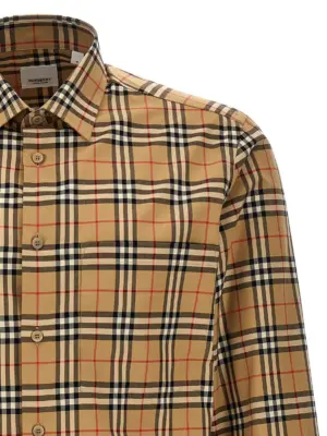 'Simson' shirt Man BURBERRY Beige