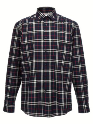 Check shirt BURBERRY Blue