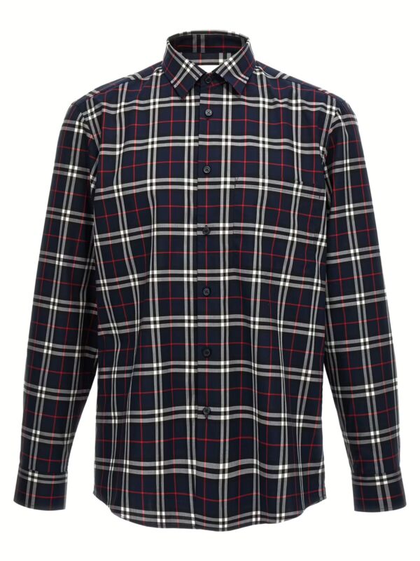 Check shirt BURBERRY Blue