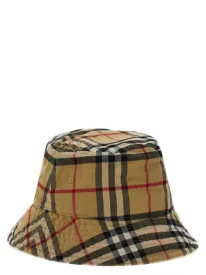 Bucket hat check 8075657ARCHIVEBEIGE BURBERRY Beige