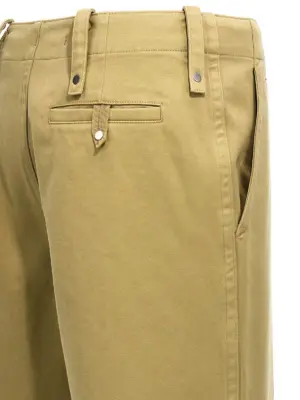 Cotton trousers 100% cotton BURBERRY Beige