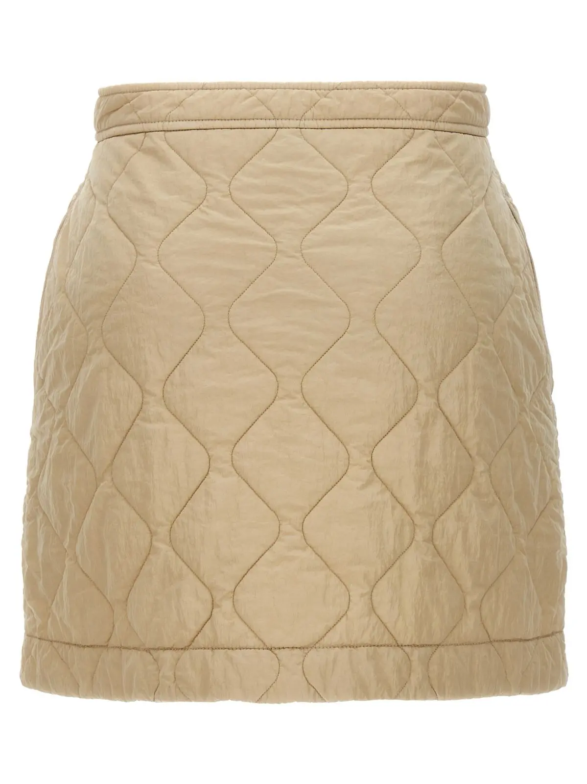 Спідниця Quilted nylon Burberry Бежевий 2 Quilted nylon skirt 8081126SOAP BURBERRY Beige
