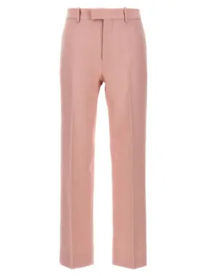 Tailored trousers BURBERRY Pink